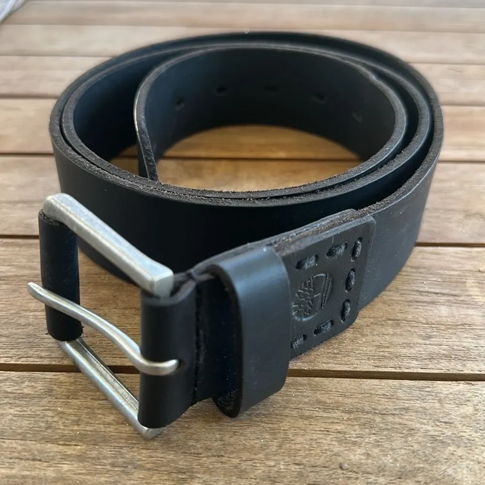 Timberland Black Leather Men’s Belt 44
